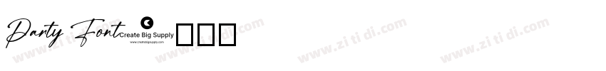 Party Font字体转换